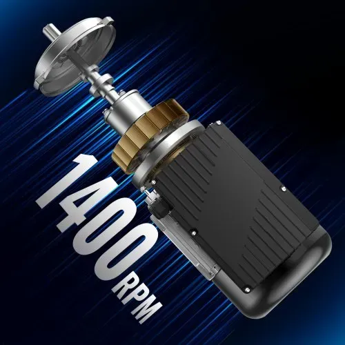 VEVOR 0,75 kW Elektromotor 1400 U/min, AC 220~240 V 5,45 A, 80, B3-Rahmen, Luftkompressormotor einphasig, 19 mm Keilwelle, Rechts-/Linkslauf für landwirtschaftliche Maschinen und allgemeine Geräte – Bild 7