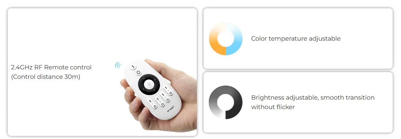 MiBoxer MG2-20F-RF LED 48V Track Grille Light Foldable 20W CCT 2,4G – Bild 7