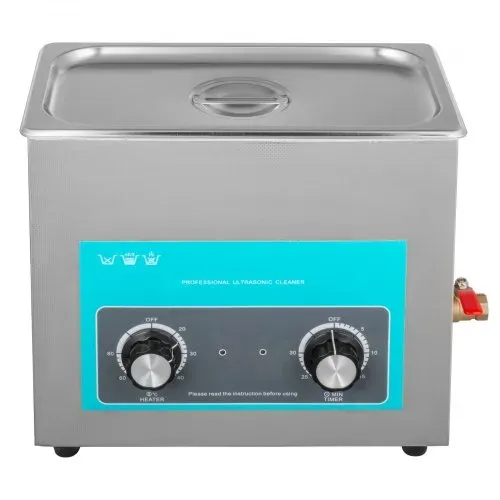 VEVOR Knob Control Ultrasonic Ultraschallreiniger 6,5 L, Ultraschall Reinigungsgerät 220 V, Ultraschallreiniger mit Heizung, Schmuckreiniger Ultraschall 40 kHz, Digitaler Ultraschallreiniger 300 W – Bild 9