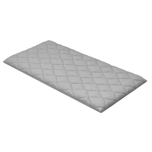VEVOR japanische Futon-Matratze (2032 x 991 x 89 mm), faltbare Tatami (Einzelbettgröße), Bodenmatratze mit Aufbewahrungstasche & Befestigungsmaterial, 9-lagige Schlafmatte für Meditation Yoga, Grau – Bild 8