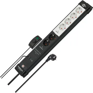 Premium-Line Comfort Switch Plus Steckdosenleiste 6-fach, 2x permanent Premium-Line Comfort Switch Plus Steckdosenleiste 6-fach, 2x permanent