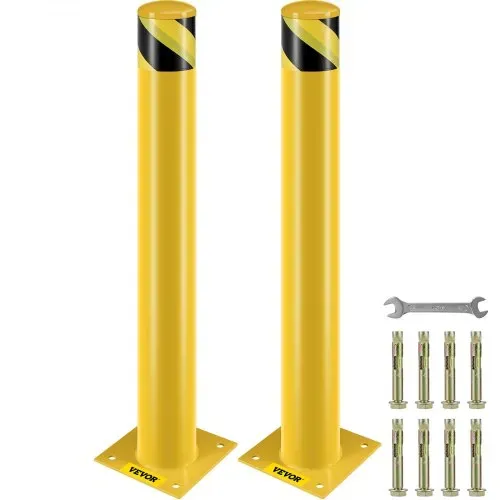 VEVOR 2 Stk. 91,4 cm Parkplatz-Sicherheitspoller Parkschrankenpfosten, 20 x 20 cm Parkbarriere Parkpfosten, Parkpfosten Verkehrsstraßenröhre Stange, Geeignet für Innen- und Außenbereiche, Parkplätze VEVOR 2 Stk. 91,4 cm Parkplatz-Sicherheitspoller Parkschrankenpfosten, 20 x 20 cm Parkbarriere Parkpfosten, Parkpfosten Verkehrsstraßenröhre Stange, Geeignet für Innen- und Außenbereiche, Parkplätze