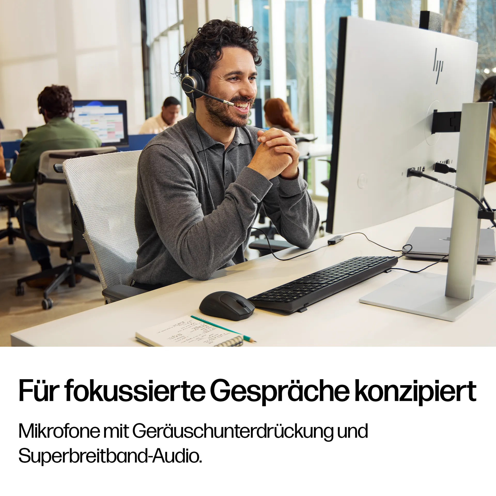 HP Poly Mission 625 Kabelgebundenes Stereo-USB-Headset – Bild 5
