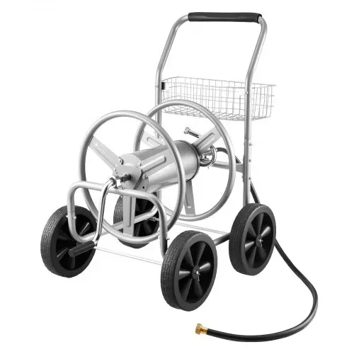 VEVOR Schlauchtrommelwagen 91m. Robuste Gartenwasserbepflanzung mit Korb – Bild 10