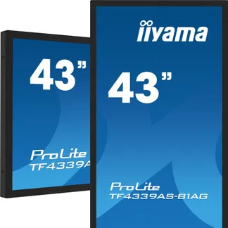 iiyama TF4339AS-B1AG Computerbildschirm 108 cm (42.5″) 3840 x 2160 Pixel 4K Ultra HD LED Touchscreen Schwarz iiyama TF4339AS-B1AG Computerbildschirm 108 cm (42.5″) 3840 x 2160 Pixel 4K Ultra HD LED Touchscreen Schwarz