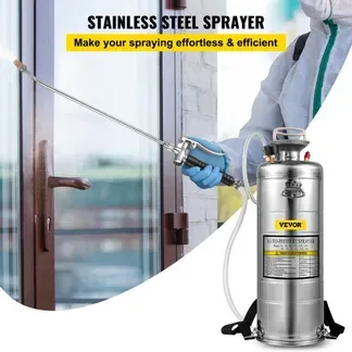 VEVOR Sprühgerät 12L aus Edelstahl, Handsprüher mit Pumpe, verstärkt, druckverstärkt VEVOR Sprühgerät 12L aus Edelstahl, Handsprüher mit Pumpe, verstärkt, druckverstärkt
