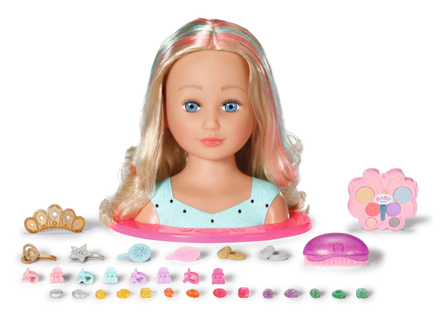 BABY born Sister Styling Head Princess Doll make-up & hair styling set – Bild 2