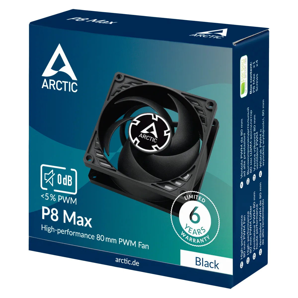 ARCTIC P8 Max - High Performance 80 mm PWM-Lüfter – Bild 6
