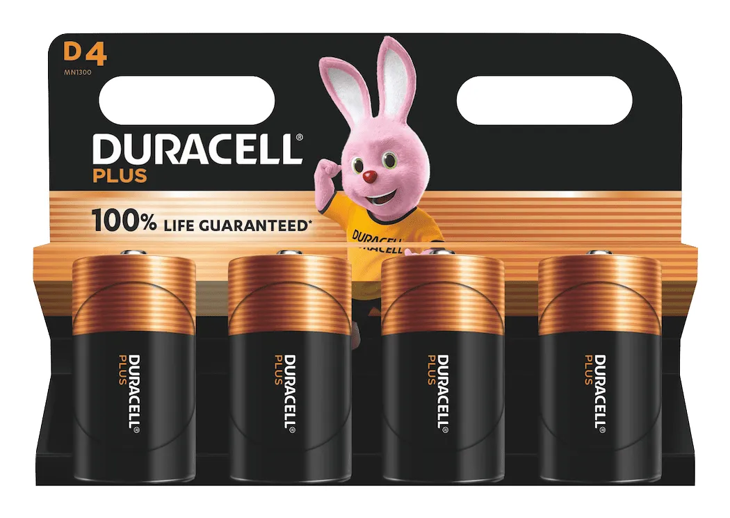 Duracell 142039 Haushaltsbatterie Einwegbatterie D Alkali Duracell 142039 Haushaltsbatterie Einwegbatterie D Alkali