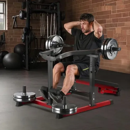 VEVOR Brustpresse, 204 kg belastbares Bankdrückset, verstellbare flache Schrägbank mit unabhängigen konvergierenden Armen, obere Brust-Ausrüstung, Heim-Fitnessgerät für Brust Bauchmuskeltraining – Bild 7