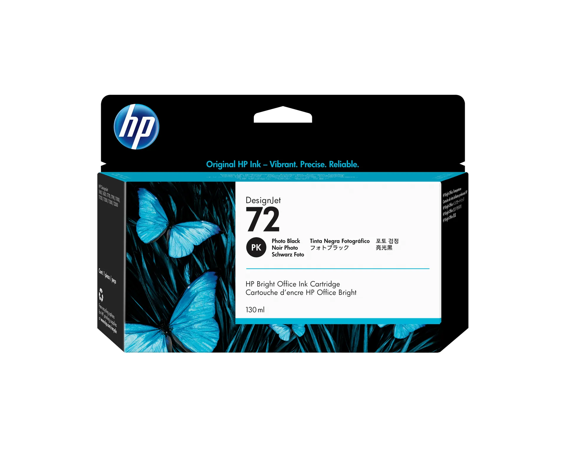 HP 72 Fotoschwarz Druckerpatrone, 130 ml HP 72 Fotoschwarz Druckerpatrone, 130 ml