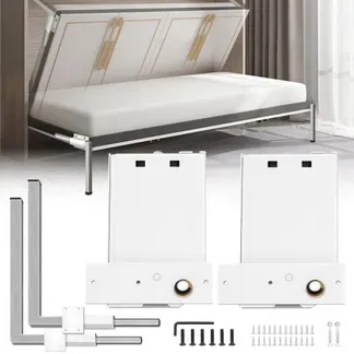 VEVOR Murphy-Montage-Wandfedermechanismus, robuster Stützhardware-Bausatz für Queen-Size-Betten (horizontal), weiß VEVOR Murphy-Montage-Wandfedermechanismus, robuster Stützhardware-Bausatz für Queen-Size-Betten (horizontal), weiß