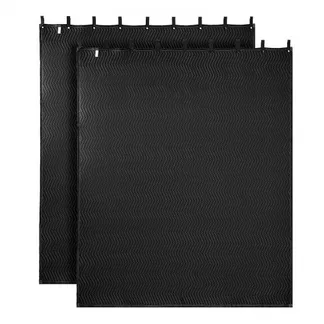 VEVOR 2er-Pack Sounddecke, Schalldämpfungsdecken, 2438×2032 mm, extra große Akustikdecke mit Ösen, Studio-Ösendecke mit Baumwollfüllung, für Fenster, Türen, Lichtblocker, Musikaufnahmen VEVOR 2er-Pack Sounddecke, Schalldämpfungsdecken, 2438×2032 mm, extra große Akustikdecke mit Ösen, Studio-Ösendecke mit Baumwollfüllung, für Fenster, Türen, Lichtblocker, Musikaufnahmen