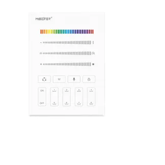 MiBoxer B9 LED Pixel LED SPI Smart Panel Fernbedienung RGB-WW (RGB-CCT) (RGB/RGB-W/RGB-CCT) MiBoxer B9 LED Pixel LED SPI Smart Panel Fernbedienung RGB-WW (RGB-CCT) (RGB/RGB-W/RGB-CCT)