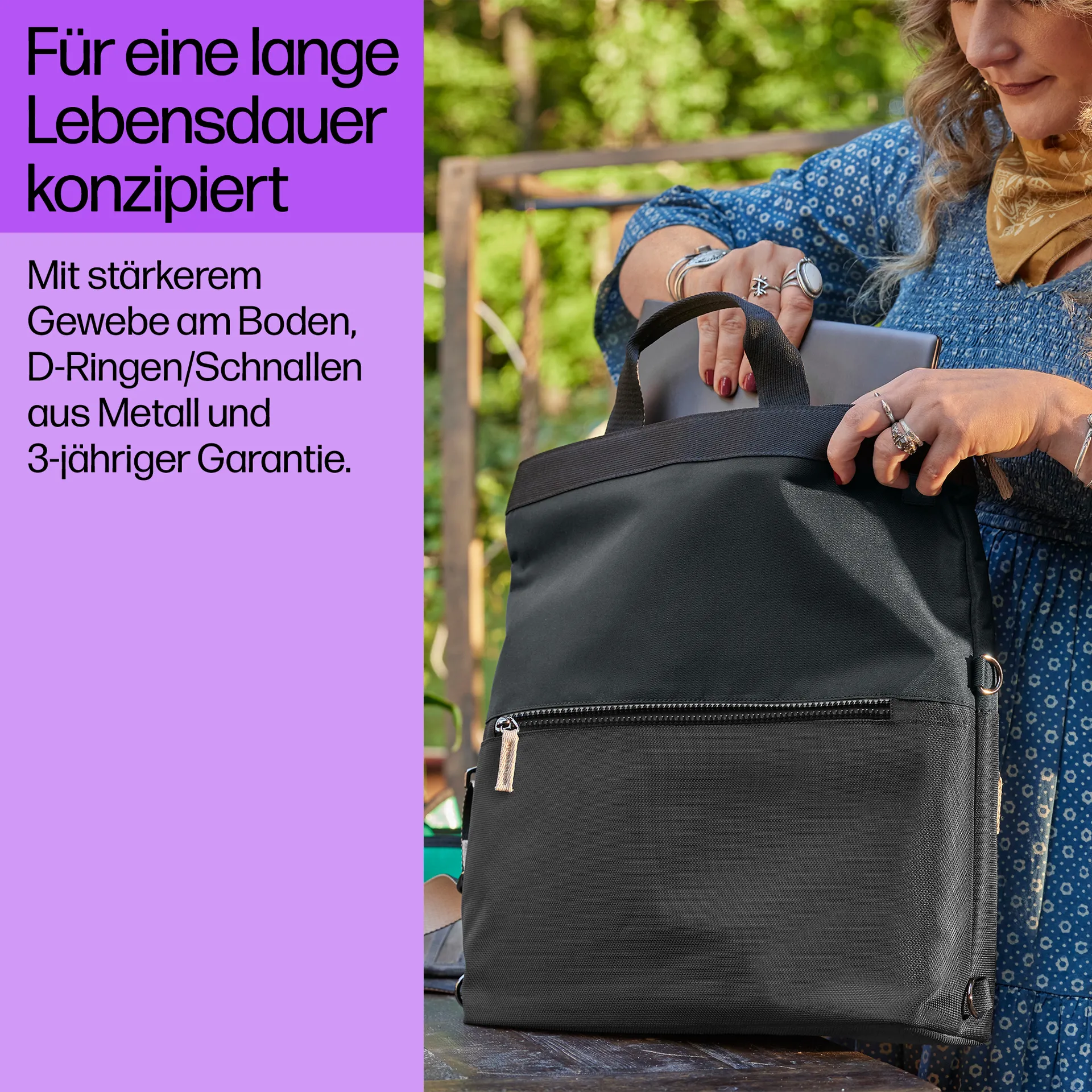 HP 14 Zoll Convertible Laptop-Rucksack-Tasche – Bild 4