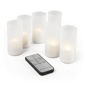 6er Set LED Kerzen McShine “LC-06“, inkl. Fernbedienung, Netzteil + Ladestation 6er Set LED Kerzen McShine “LC-06“, inkl. Fernbedienung, Netzteil + Ladestation