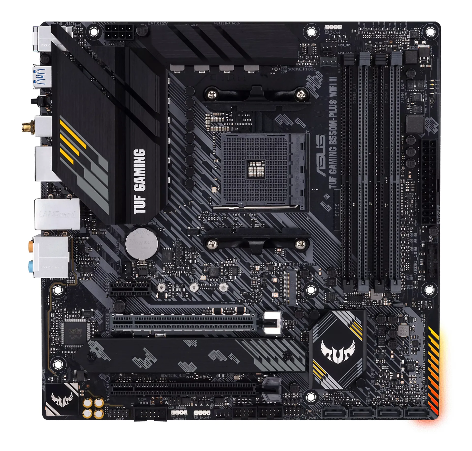 ASUS TUF GAMING B550M-PLUS WIFI II AMD B550 Sockel AM4 micro ATX – Bild 2