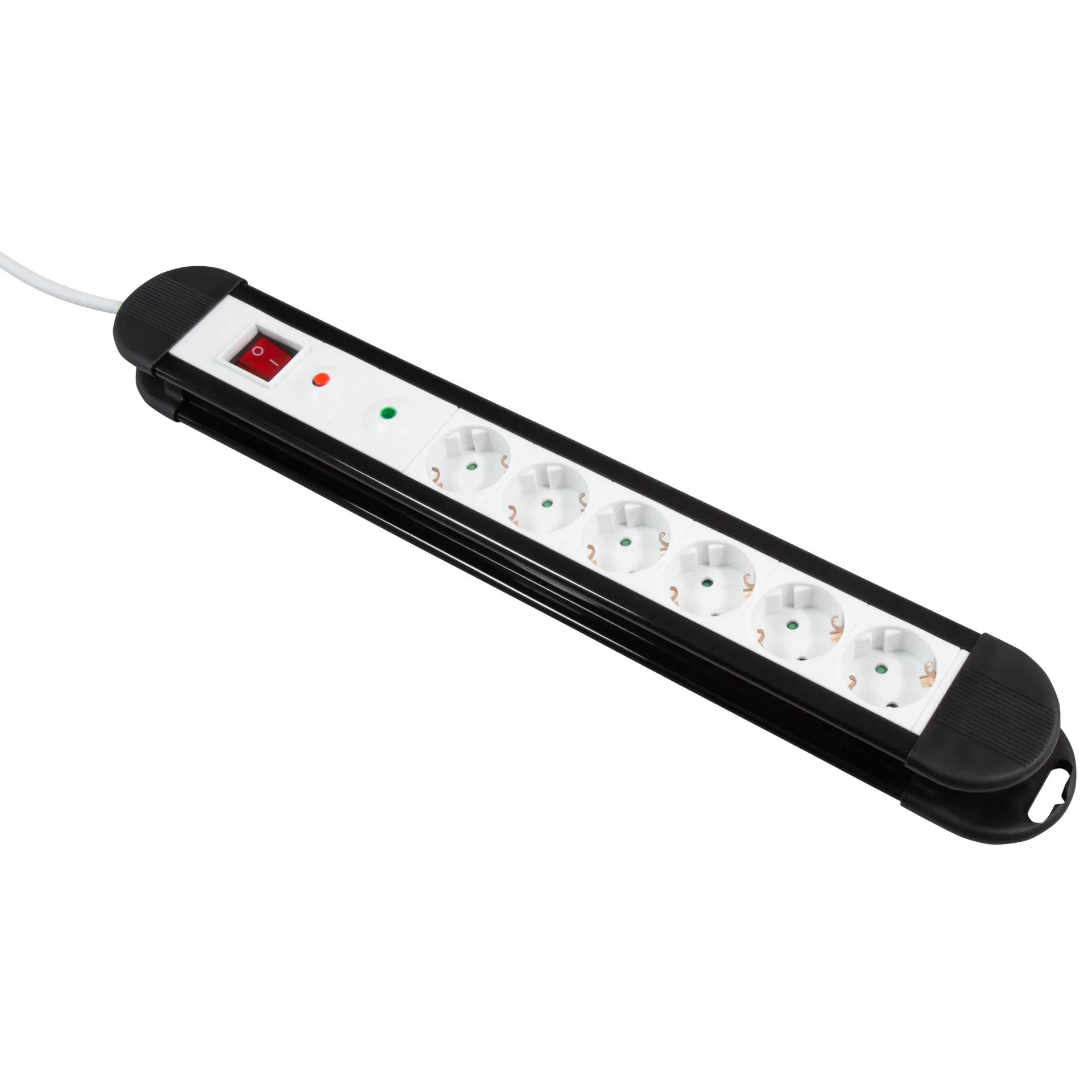 Steckdosenleiste McPower “KL-06“ 6-fach, Überspannungsschutz, 1,4m Zuleitung Steckdosenleiste McPower “KL-06“ 6-fach, Überspannungsschutz, 1,4m Zuleitung