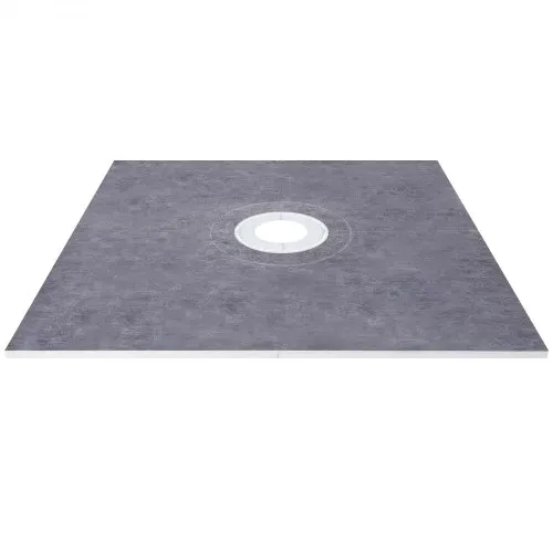 VEVOR Duschabdichtung Set, 1219,2 x 1219,2 mm, Badabdichtung Set mit ABS-Mittelflansch, 10 cm Edelstahlgitter, 2 zuschneidbare Duschschwellen & Kelle, Duschwannen-Gefällestäbe passend für Badewanne – Bild 10