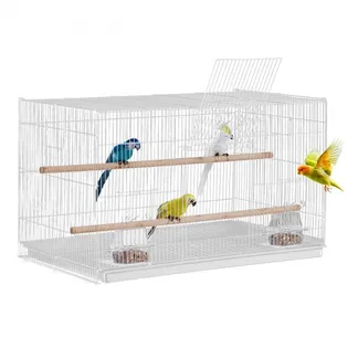VEVOR Vogelkäfig, 760x460x455mm Metallkäfig für kleine Papageien, Kanarienvögel, Nymphensittiche, Unzertrennliche, Finken, Wellensittiche, Conures, Vogelhaus für unterwegs mit Griff & Sitzstangen VEVOR Vogelkäfig, 760x460x455mm Metallkäfig für kleine Papageien, Kanarienvögel, Nymphensittiche, Unzertrennliche, Finken, Wellensittiche, Conures, Vogelhaus für unterwegs mit Griff & Sitzstangen