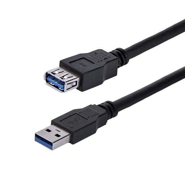 StarTech.com USB 3.0 Verlängerungskabel 1m – Stecker/ Buchse – Schwarz StarTech.com USB 3.0 Verlängerungskabel 1m – Stecker/ Buchse – Schwarz