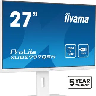 iiyama G-MASTER XUB2797QSN-W2 Computerbildschirm 68,6 cm (27″) 2560 x 1440 Pixel Quad HD LED Weiß iiyama G-MASTER XUB2797QSN-W2 Computerbildschirm 68,6 cm (27″) 2560 x 1440 Pixel Quad HD LED Weiß