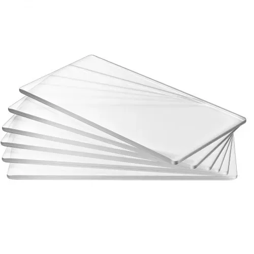 VEVOR Stanzplatten, 6er-Pack 170x80x2,5 mm, Cutting Pads, Polycarbonat-Schneideplatten, Kompatibel mit VEVOR Stanz- & Prägemaschine KM-1830, für Scrapbooking & Kartenherstellung, Transparent – Bild 9