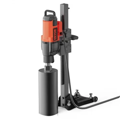VEVOR Diamant Bohranlage 2500 W Diamantkernbohrmaschine Kernbohrgerät 0-750 U/min Kernbohrmaschine, 26 cm Magnetbohrmaschine Geeignet zum Bohren von Stahlbeton, Marmor usw. – Bild 10