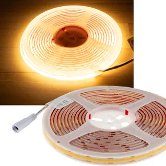 LED-Stripe „CLS-COB V2“ 5m, warmweiß 12V, 48W, 4543 Lumen LED-Stripe „CLS-COB V2“ 5m, warmweiß 12V, 48W, 4543 Lumen