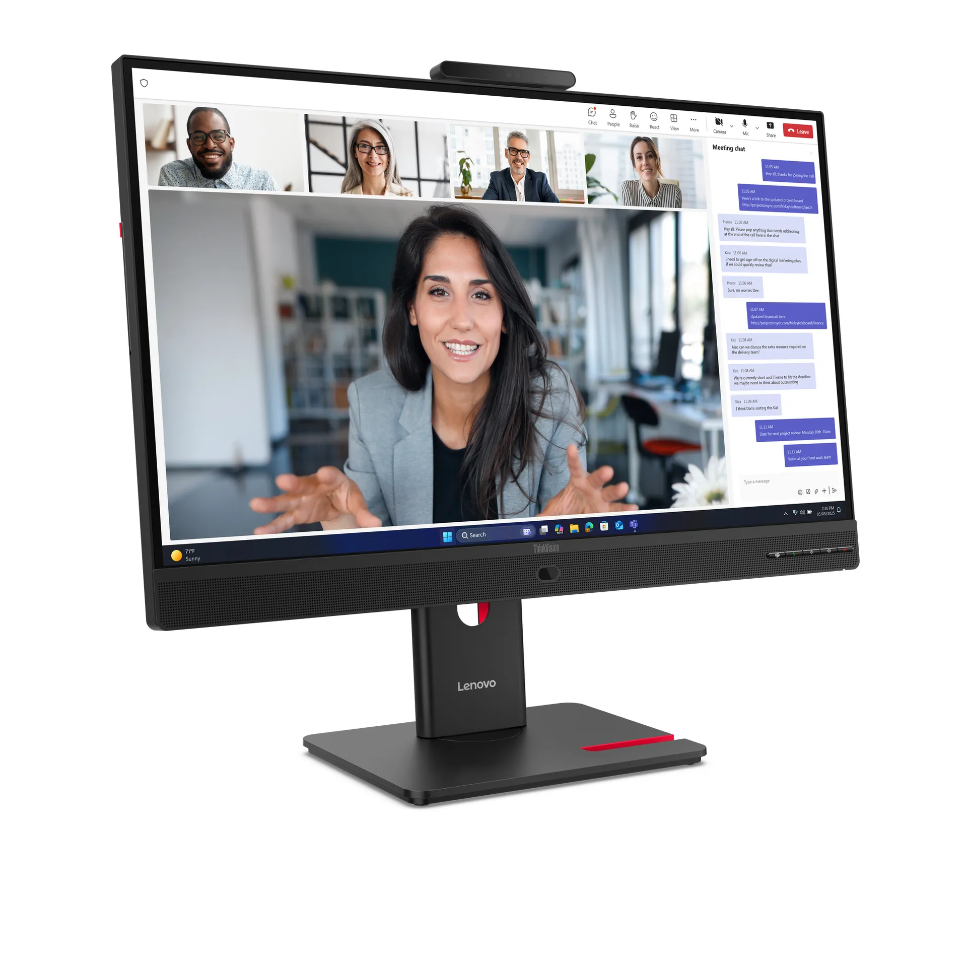 Lenovo ThinkVision T24-4v Monitor – Bild 2