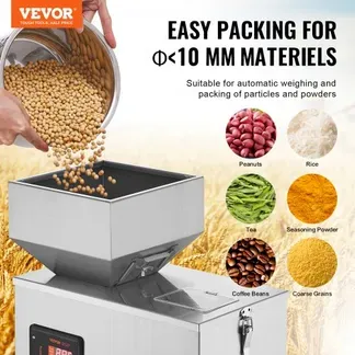 VEVOR Pulverabfüllmaschine 0,002–0,22 lbs/1–100 g automatische intelligente Partikelwäge-Abfüllmaschine Flaschenbeutel-Pulverfüller-Partikelspender für Teesamen, Körner, Pulver, Mehl, Bohnen, Glitzer VEVOR Pulverabfüllmaschine 0,002–0,22 lbs/1–100 g automatische intelligente Partikelwäge-Abfüllmaschine Flaschenbeutel-Pulverfüller-Partikelspender für Teesamen, Körner, Pulver, Mehl, Bohnen, Glitzer