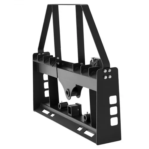 VEVOR Palettengabelrahmen für Kompaktlader, 1814 kg, 1150 mm Palettengabelrahmenaufsätze mit 50,8 mm Anhängerkupplung & Speerhülsen, passend für Schnellkupplungs-Traktorlader, nur Rahmen – Bild 8
