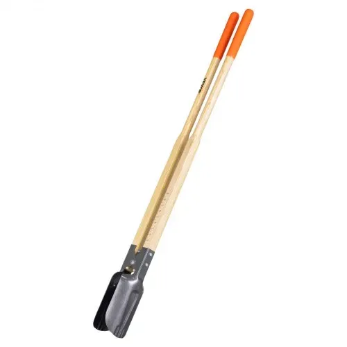 VEVOR Erdlochausheber 146cm, robuster Erdlochheber mit Holzgriff, Handbagger mit Skalenmarkierungen und Metallklinge, Pfostenlochspaten-Werkzeug zum Graben von Gartenarbeiten im Freien – Bild 10