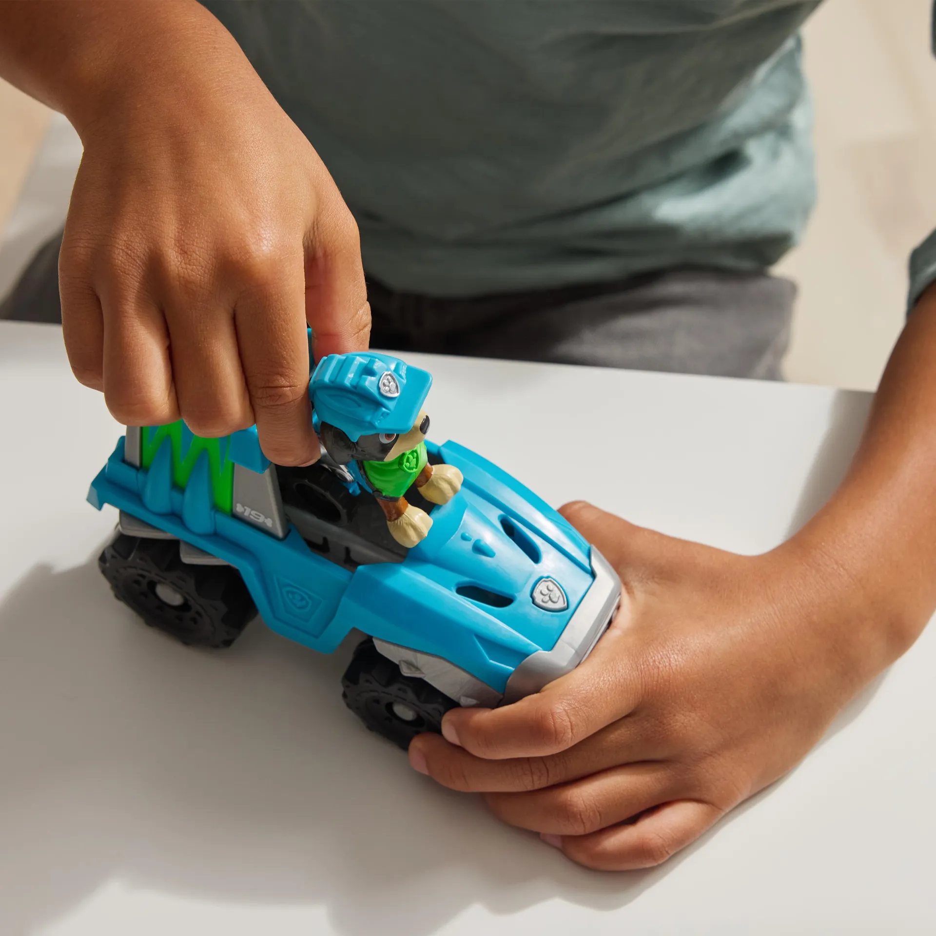 PAW Patrol - Rex-Figur mit Dinosaurier-Rettungsfahrzeug, stabiles Basis-Fahrzeug (2025), authentisches Spielzeug zur Serie für Kinder ab 3 Jahren – Bild 5