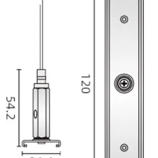 Powergear 48V 1 VERSTÄRKUNG FÜR DIE DECKENMONTAGE MIT Seil, Schwarz, 3 meter Powergear 48V 1 VERSTÄRKUNG FÜR DIE DECKENMONTAGE MIT Seil, Schwarz, 3 meter