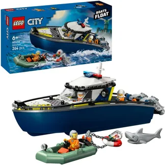 60456 City Verfolgungsjagd im Polizeiboot, Konstruktionsspielzeug 60456 City Verfolgungsjagd im Polizeiboot, Konstruktionsspielzeug