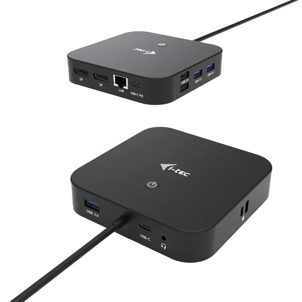 i-tec USB-C Dual Display Docking Station with Power Delivery 100 W i-tec USB-C Dual Display Docking Station with Power Delivery 100 W