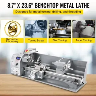 VEVOR Mini Drehbank 220x600mm Drehmaschine Metall 750 W Mini Drechselbank für Metallbearbeitung Drehbank Metall präzise einfach zu bedienen VEVOR Mini Drehbank 220x600mm Drehmaschine Metall 750 W Mini Drechselbank für Metallbearbeitung Drehbank Metall präzise einfach zu bedienen