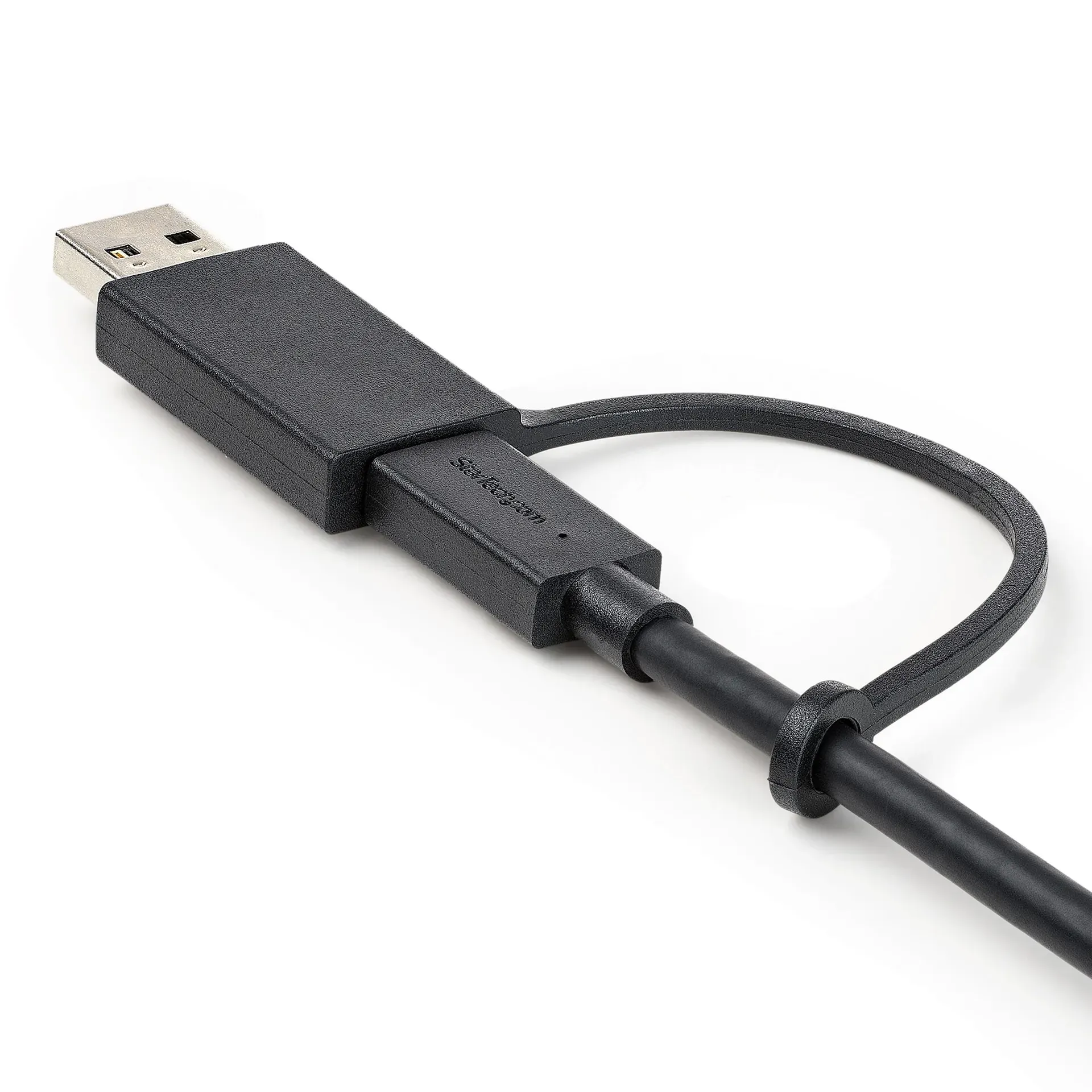 StarTech.com 1m USB-C Kabel mit USB-A Adapter-Dongle, USB 10Gbps/5Gbps, 100W (5A) PD, 8K 60Hz/4K 144Hz DP-Alt-Modus - Thunderbolt-Kompatibel – Bild 7