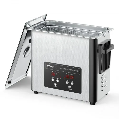 VEVOR 6 L Ultraschallreiniger, professionelle Ultraschallreinigungsmaschine mit Reinigungskorb & Digitalanzeige, 120 W Edelstahl 40 kHz Industrielle Reinigungsmaschine für Uhren Schmuck VEVOR 6 L Ultraschallreiniger, professionelle Ultraschallreinigungsmaschine mit Reinigungskorb & Digitalanzeige, 120 W Edelstahl 40 kHz Industrielle Reinigungsmaschine für Uhren Schmuck