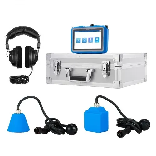 VEVOR Rohr-Wasserleckdetektor, 1 Hz–10000 Hz, 7-Zoll-Touchscreen, Ortungsgerät für Wasserlecks in Rohrleitungen mit horizontalen & vertikalen Sensoren, Kopfhörer, 8 GB SD-Karte & Tragetasche – Bild 9
