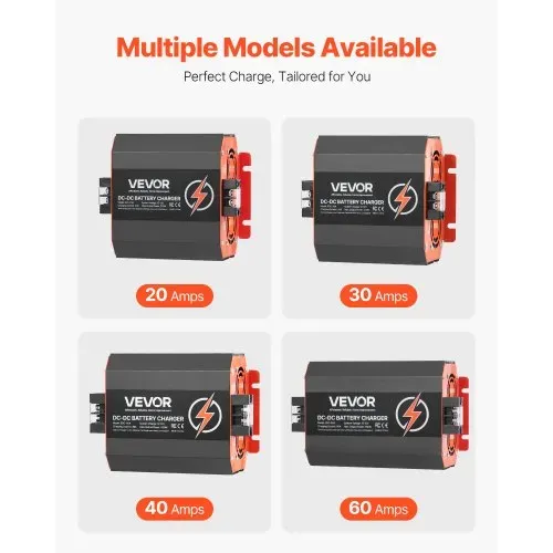 VEVOR 12 V 30 A DC/DC-Batterieladegerät, 375 W, Ladegerät für Blei-Säure-, Lithium-, AGM-, GEL- & Nassbatterien, intelligentes mehrstufiges Laden, für Wohnmobile, Nutzfahrzeuge, Boote, Yachten – Bild 6