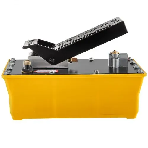 VEVOR Lufthydraulikpumpe Fußpumpe 10000 PSI, 2,3 L Hydraulikpumpe mit Schlauch und Spritzpistole, 700 kg/cm² Einstellbarer Druck und 0,7-1 Bereich für das Aufrüsten und Bewegen von schweren Maschine – Bild 9