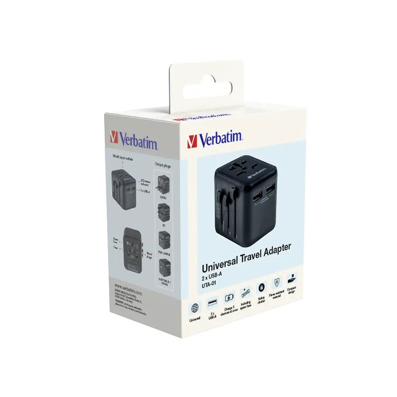 Verbatim 49543 Netzstecker-Adapter Universal Schwarz – Bild 7