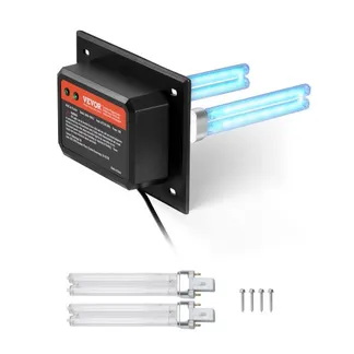 VEVOR HVAC-Luftreiniger für das ganze Haus, 18 W, 175 mm, UV-UVC-Licht im Kanal für Klimaanlagenkanäle, Luftwäscher mit 2 Ersatzbirnen, HVAC-UV-Lampen, Air Purifier für Klimaanlagen VEVOR HVAC-Luftreiniger für das ganze Haus, 18 W, 175 mm, UV-UVC-Licht im Kanal für Klimaanlagenkanäle, Luftwäscher mit 2 Ersatzbirnen, HVAC-UV-Lampen, Air Purifier für Klimaanlagen