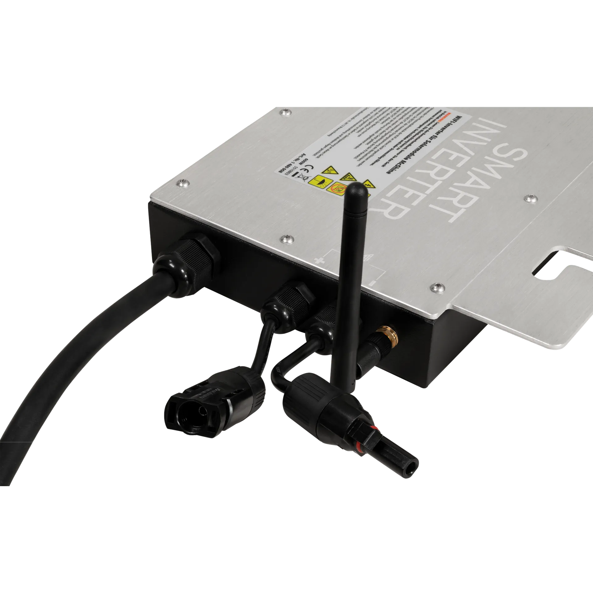 WIFI-Wechselrichter für Solarmodule McShine, 600W, App, 2m Kabel – Bild 3