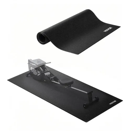 VEVOR Laufbandmatte für Teppichboden Bodenschutzmatte (60 x 130 cm) für Sportgeräte 4 mm dick, Trainingsgerätematte für Laufbänder Walking-Pad Ellipsentrainer, hochdichter PVC-Bodenschutz VEVOR Laufbandmatte für Teppichboden Bodenschutzmatte (60 x 130 cm) für Sportgeräte 4 mm dick, Trainingsgerätematte für Laufbänder Walking-Pad Ellipsentrainer, hochdichter PVC-Bodenschutz