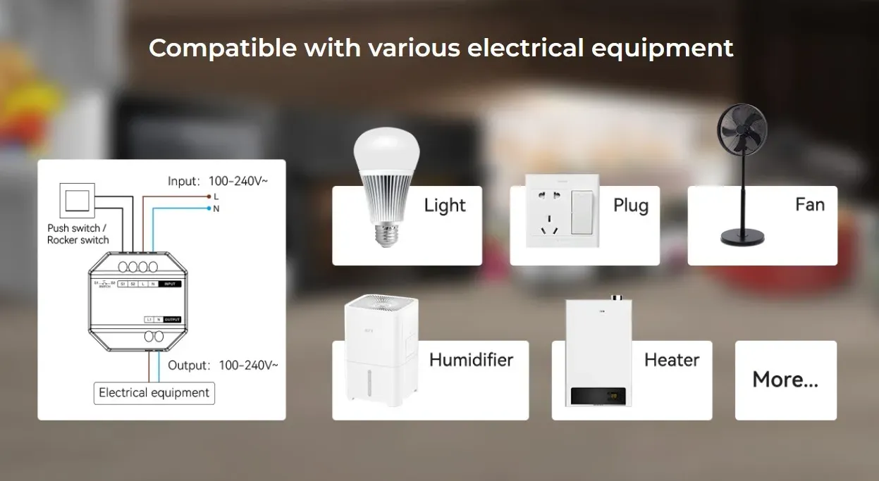 MiBoxer WL-SW1 LED Wifi Smart Plug 16A mit Messfunktion WiFi+2,4G – Bild 9