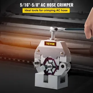 VEVOR Manuell betriebene AC-Schlauch-Crimpzange Hydra-Krimp 71550 Manuelles AC-Schlauch-Crimp-Set Klimaanlagenreparatur Handgehaltenes AC-Schlauch-Crimpwerkzeug mit 4 Matrizen VEVOR Manuell betriebene AC-Schlauch-Crimpzange Hydra-Krimp 71550 Manuelles AC-Schlauch-Crimp-Set Klimaanlagenreparatur Handgehaltenes AC-Schlauch-Crimpwerkzeug mit 4 Matrizen