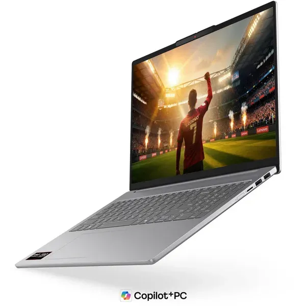 Lenovo IdeaPad Slim 5 16AGP11 Copilot+ PC AMD Ryzen AI 5 430 Laptop 40,6 cm (16") WUXGA 16 GB DDR5-SDRAM 1 TB SSD Wi-Fi 7 (802.11be) Windows 11 Home Deutsch Grau – Bild 3
